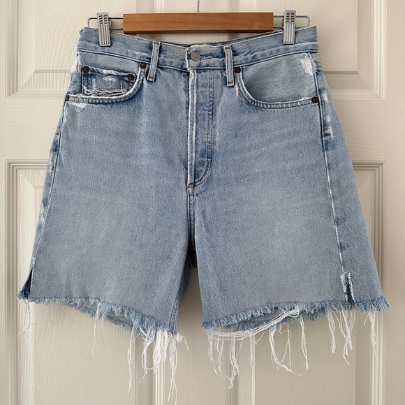 AGOLDE 90’s Loose Fit Jeans ALTERED to Shorts in Snapshot - Picture 3 of 12